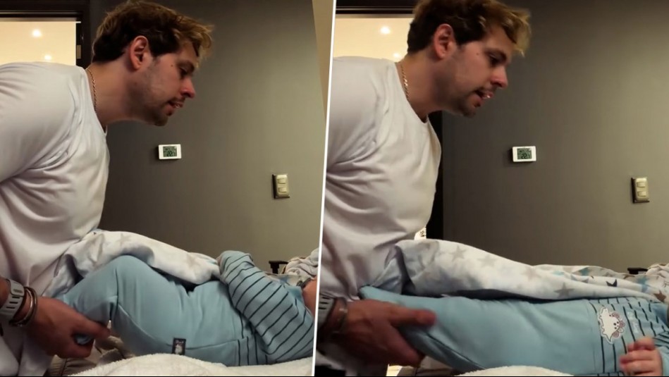 Joaquín Méndez llena de ternura sus redes sociales con tierno video jugando con su hijo Valentino