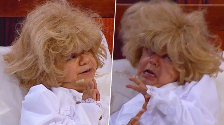 Miguelito desata las risas con hilarante parodia de "El Exorcista" en Detrás del Muro