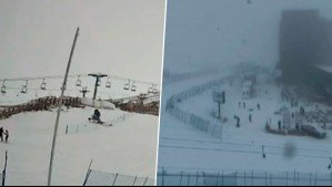 La cordillera se tiñe de blanco: Las postales que dejó nevazón en La Parva y Farellones