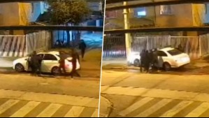 Violento abordazo en Maipú: Mujer fue atropellada mientras rescataba a cuatro niños de auto robado