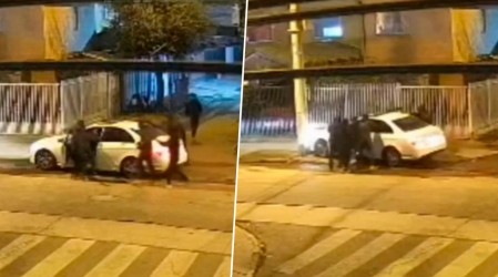 Violento abordazo en Maipú: Mujer fue atropellada mientras rescataba a cuatro niños de auto robado