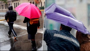 'Viento de hasta 45 km/h': Este es el pronóstico de lluvias para esta semana en la Región Metropolitana