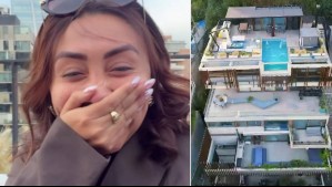 Con piscina y vista a todo Santiago: Naya Fácil muestra su espectacular penthouse de $1.700 millones
