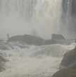 Mira acá las imágenes de los Saltos del Laja en medio de intenso temporal.
