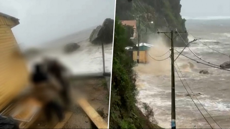 Quedaron aislados: Patrulla marítima de la Armada logró rescatar a familia completa en Caleta Tumbes