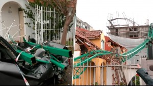 'El impacto es devastador': Imágenes muestran daños en casas y autos tras colapso de grúa en Coquimbo