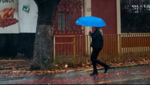 Lluvia en Santiago: A esta hora será el peak de precipitaciones en la Región Metropolitana