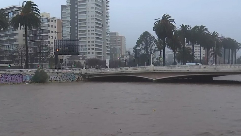 Llaman a evacuar el estero Marga Marga en Viña del Mar: Se activó la mensajería SAE en el sector