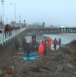 Entérate del rescate de bote arrastrado por marejadas en Los Vilos.