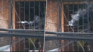 Alerta en Quilicura: Cable energizado lanza chispas y amenaza con provocar un incendio en medio de temporal