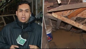 Intensas lluvias: Cerro colapsa y destruye vivienda en Valparaíso