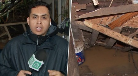 Intensas lluvias: Cerro colapsa y destruye vivienda en Valparaíso