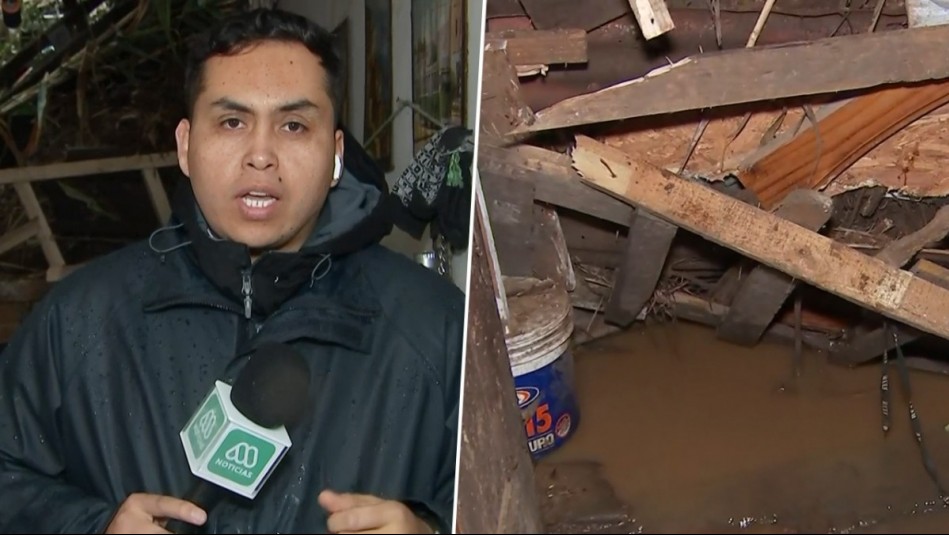 Intensas lluvias: Cerro colapsa y destruye vivienda en Valparaíso