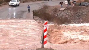 Alerta SAE en provincia de Elqui: Senapred llama a alejarse de ríos, esteros y quebradas