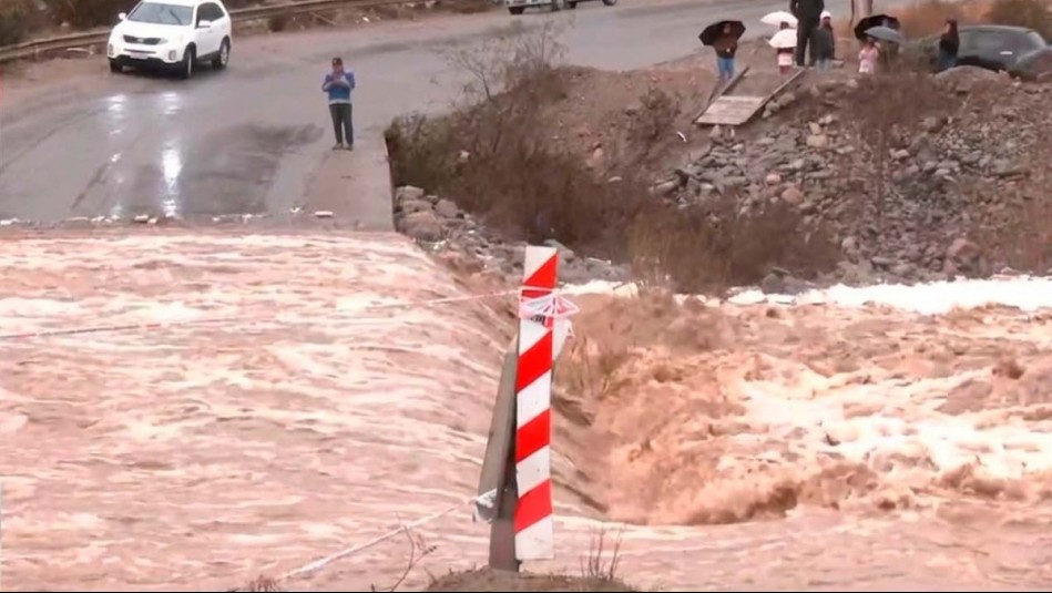 Alerta SAE en provincia de Elqui: Senapred llama a alejarse de ríos, esteros y quebradas