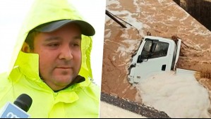'Estábamos arriba del techo': Dramático testimonio de conductor de camión que cayó a socavón en Freirina
