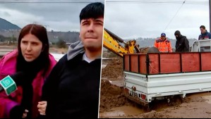 Hermanos quedaron atrapados en el barro: Iban a llevar a su madre a una diálisis en La Serena
