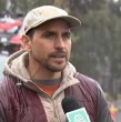 Esta tarde, un equipo de Mucho Gusto logró conversar con Pangal Andrade, quien venía bajando de la montaña tras ir en ayuda de las personas que estaban atrapadas por la nieve.