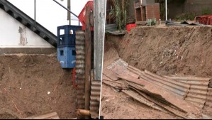 Peligro en Viña del Mar: Inesperado socavón amenaza con llevarse casas de población Forestal