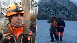 'Se mantuvieron los tres bien unidos': Habla funcionario de GOPE que rescató a jóvenes del Cajón del Maipo