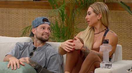 Volverías con tu ex? 2 - Capítulo 31: La graciosa escena de celos que le hizo Luis Mateucci a Nicole Moreno