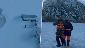Video muestra rescate de los tres desaparecidos en el Cajón del Maipo