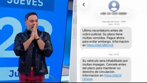 Con falso cobro del TAG: Así es el mensaje SMS que hizo caer en millonaria estafa a José Antonio Neme