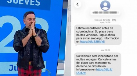 Con falso cobro del TAG: Así es el mensaje SMS que hizo caer en millonaria estafa a José Antonio Neme