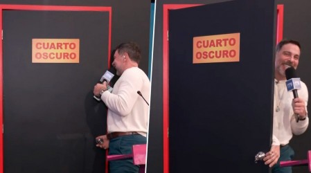 Neme y Karen sorprendieron al elenco de Detrás del Muro: Exploraron el "Cuarto oscuro"