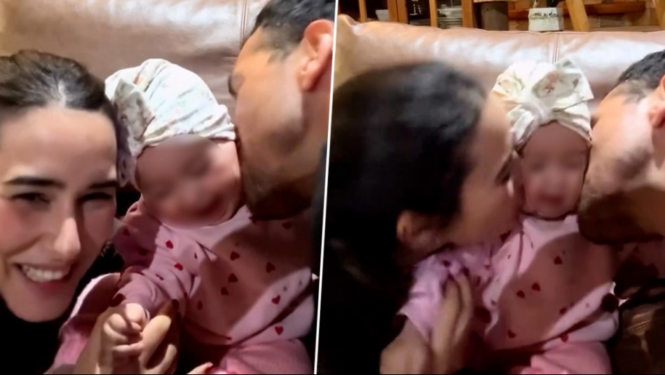 No paraban de reír: El tierno registro familiar de Melina Noto, Pangal Andrade y su hija Alanna