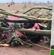 Conoce acá detalles del nivel de afectación que dejó el paso de tornado por la comuna El Carmen, en la Región de Ñuble.