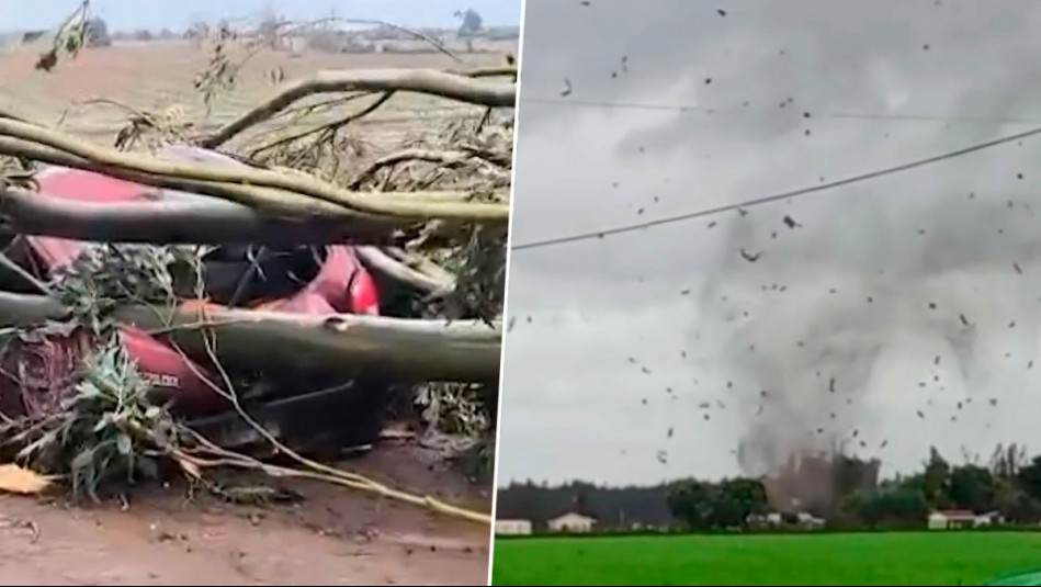 Tornado deja a adulto mayor en la UCI y arrasa con cinco viviendas en El Carmen