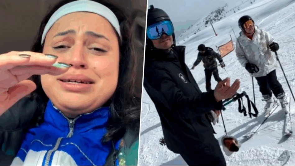 Influencer brasileña denuncia xenofobia en Valle Nevado: Acusa que instructor argentino la llamó 'macaco'