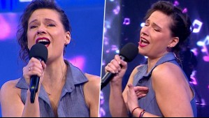 Catherine Mazoyer deslumbró con karaoke perfecto de 'Vivir así es morir de amor' de Camilo Sesto en Dale Play