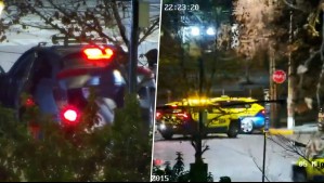 Delincuentes roban tienda de ropa y disparan contra patrullas municipales durante persecución en Providencia