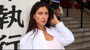Exparticipante de El Internado Kari Belén cuenta cómo el embarazo transformó su rutina en el gym: 'Me agoto'