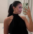 Steffi Méndez deja de lado los conflictos e intercambia gestos con la pareja de su expololo Dante Lindhe, la modelo sueca Ellinore De Silva
