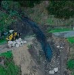 Conoce acá detalles del enorme socavón que mantiene cortada ruta en Constitución.