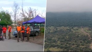 Con drones y helicóptero: GOPE intensifica búsqueda de excursionista desaparecido en Quebrada de Macul