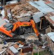 Revisa acá las imágenes que dejó el desalojo y demolición de la toma Aconcagua en Colina.