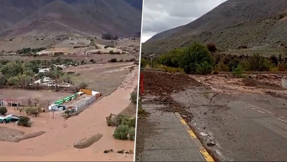 Así quedó El Tránsito tras aluvión: Localidad terminó completamente inundada