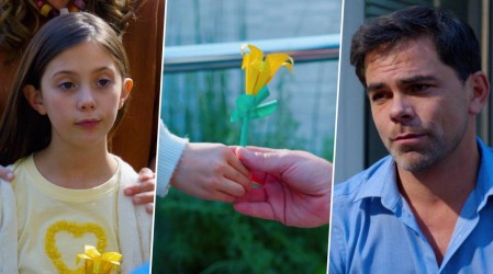Llegó con una flor de amancay: Conoce la historia del regalo de Olivia para que Diana se recupere en EJDO