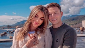 Camila Andrade sorprendió con su look de 'novia' en la celebración de su compromiso con Jorge Yunge