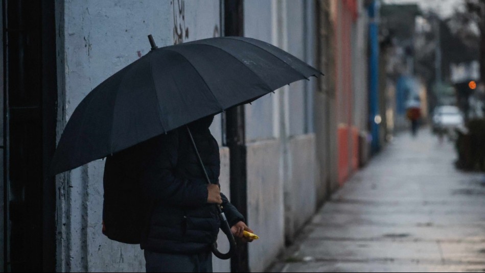 Lluvia en Santiago: ¿Hasta qué hora durarán las precipitaciones este lunes en la Región Metropolitana?