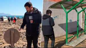 Señaléticas y paraderos quedaron sepultados bajo el barro: Así luce Antofagasta tras el aluvión