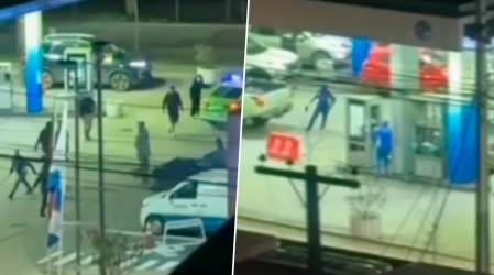 Por pedir mover auto: Clientas atacan con armas blancas y fierros a trabajadores de bencinera en La Cisterna