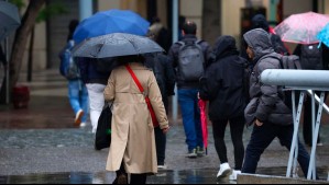 Al menos cinco días con lluvia: Este día llega tren de sistemas frontales a Santiago