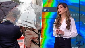 'Va a dejar harta agua': Meteróloga de Mega advierte por lluvias que acumularían hasta 200 mm esta semana