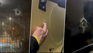 Bala atravesó ventanas, muro y televisor: Investigan ataque armado contra casa en Ñuñoa previo al Superclásico