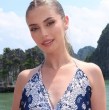 Durante la competencia de talento del Miss Mundo 2026, Ignacia Fernández deslumbró al público internacional con un vestido negro bordado a mano.